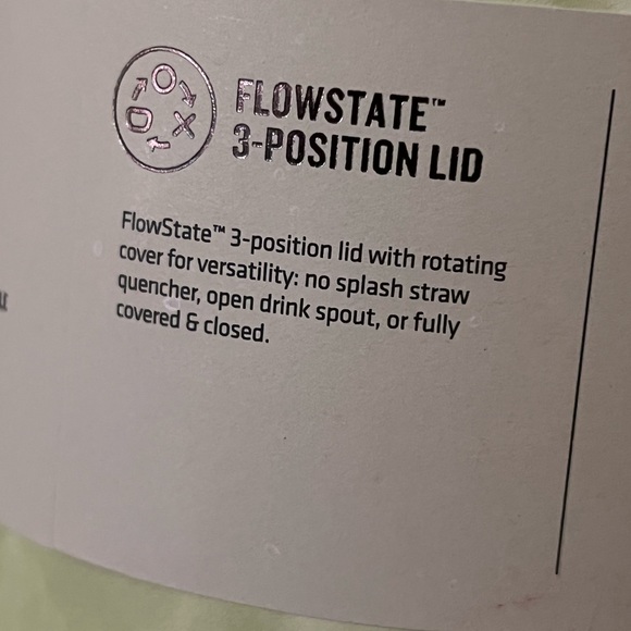 Stanley 40 oz Stainless Steel H2.0 FlowState Quencher Tumbler in Citron Tie Dye - Picture 8 of 11